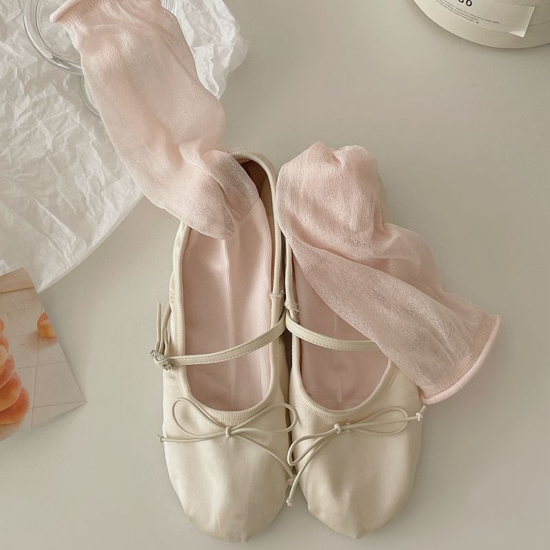 Women's Cotton Mid-Calf Solid Casual Socks